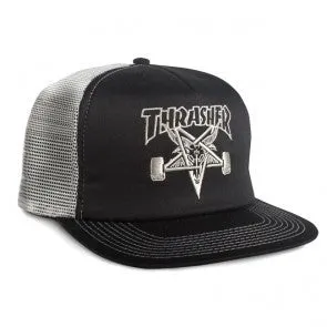 THRASHER EMBROIDERED LOGO MESH HAT