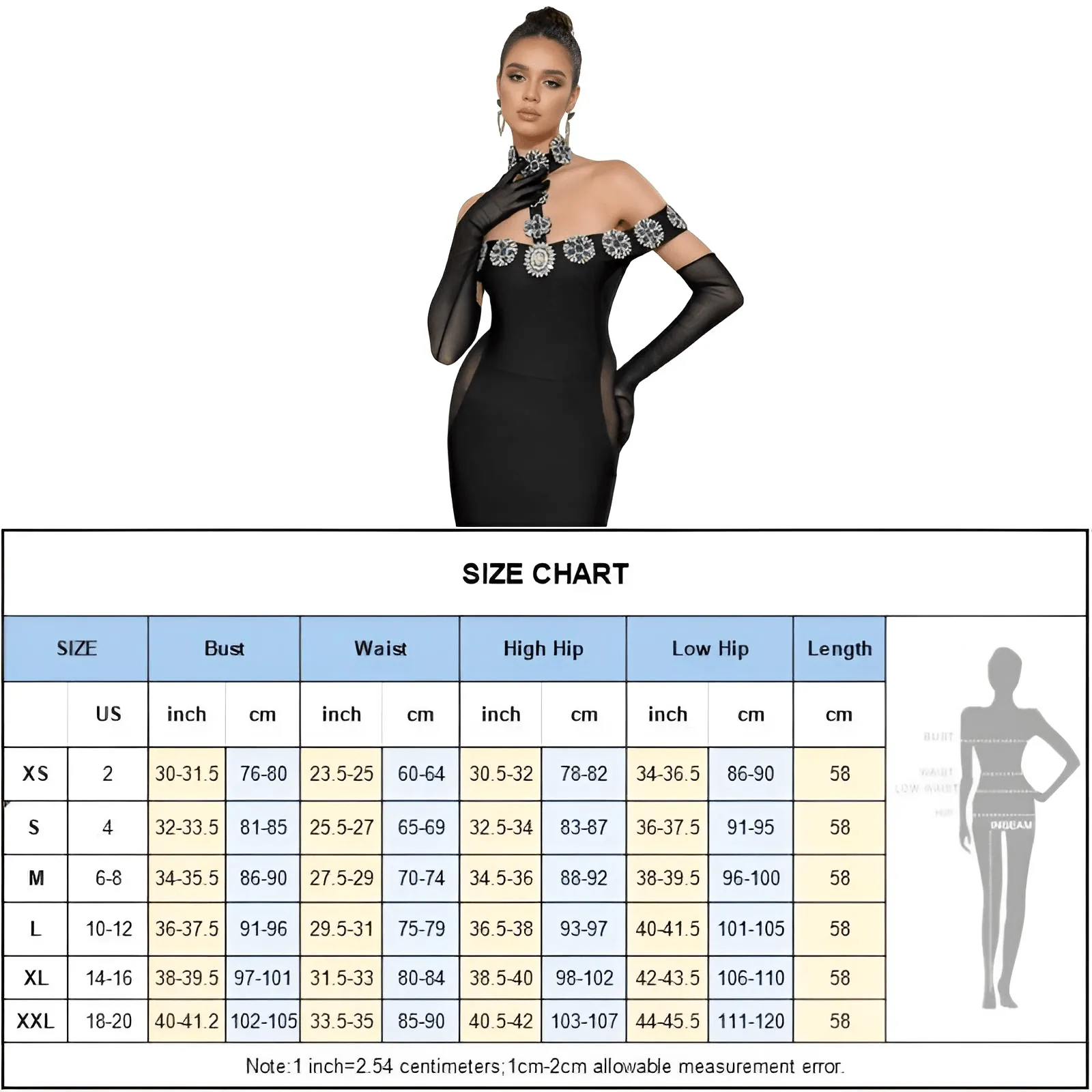 Women's Celebrity Sexy Diamonds Dress Crystal Black Maxi Long Bodycon Elegant Evening Club Party Dress