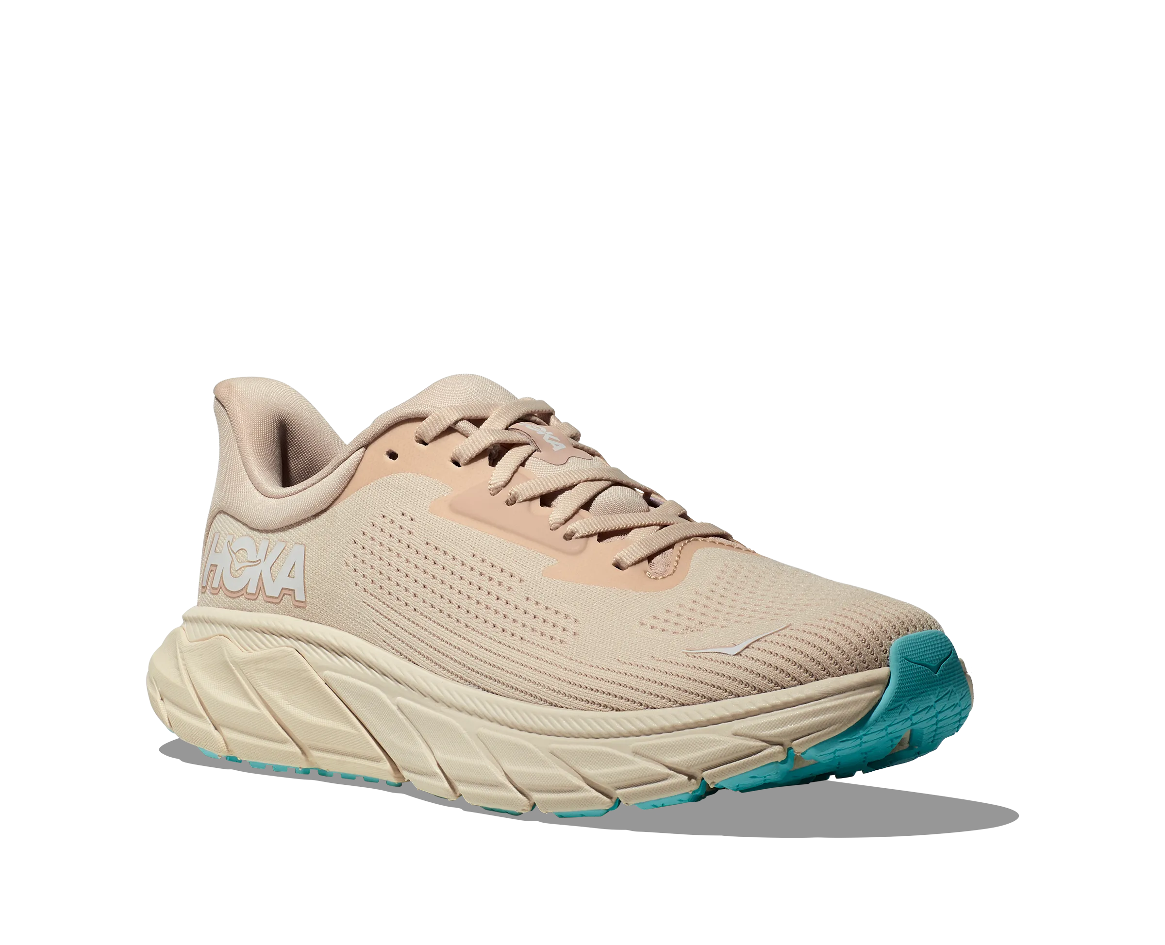 Women's HOKA Arahi 7 Running Shoe in Vanilla / Cream