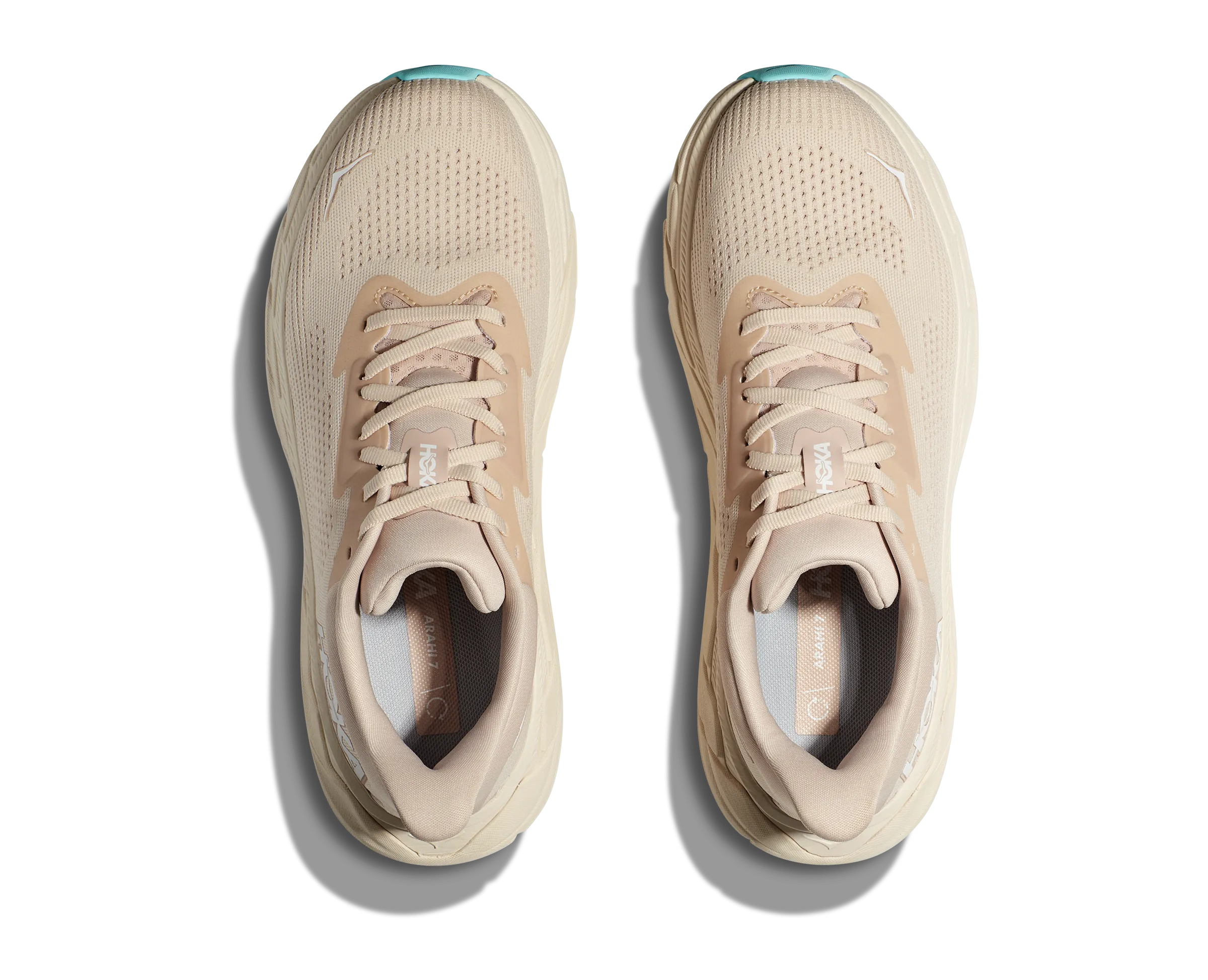 Women's HOKA Arahi 7 Running Shoe in Vanilla / Cream