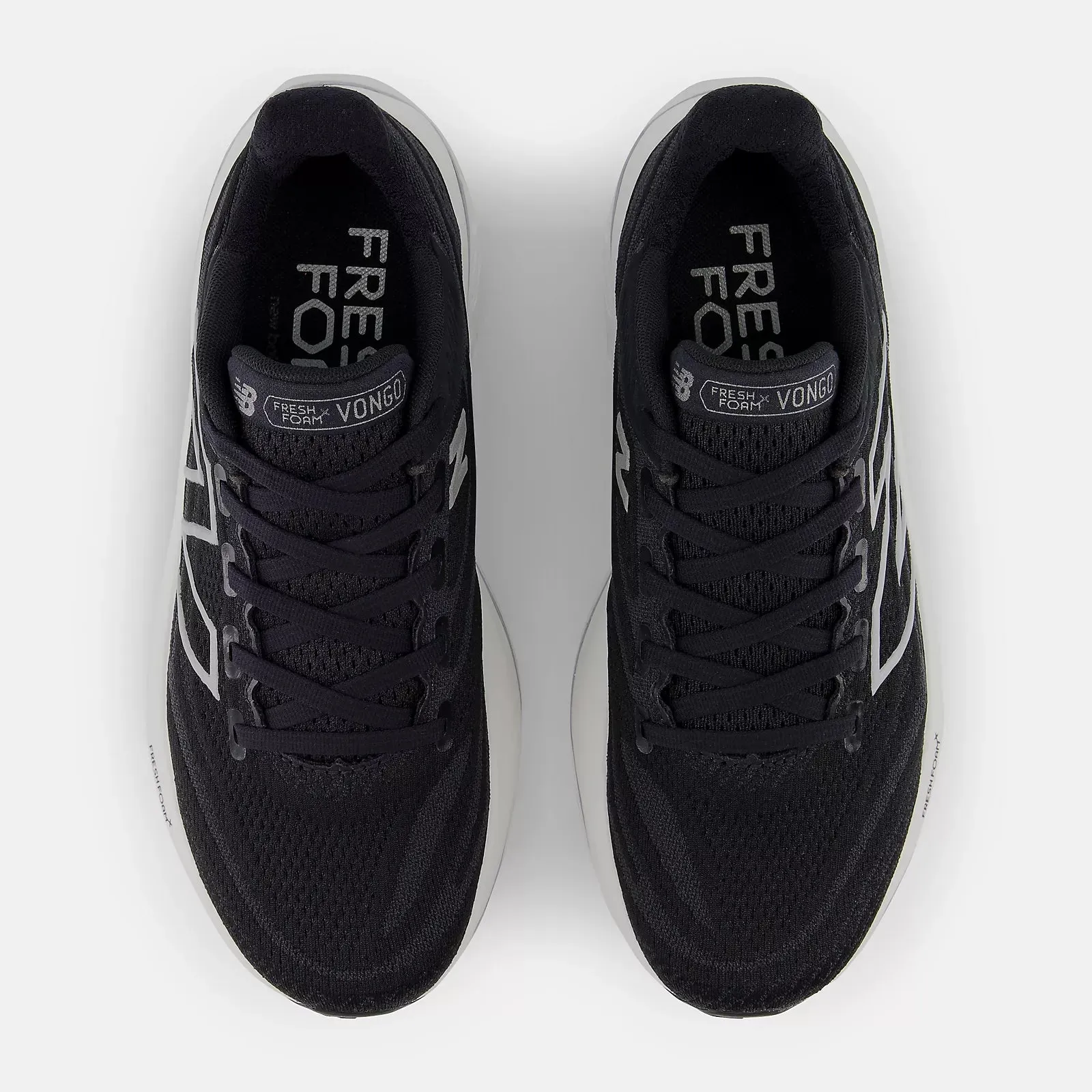 Women's New Balance Fresh Foam X Vongo v6 Running Shoe in Black with White