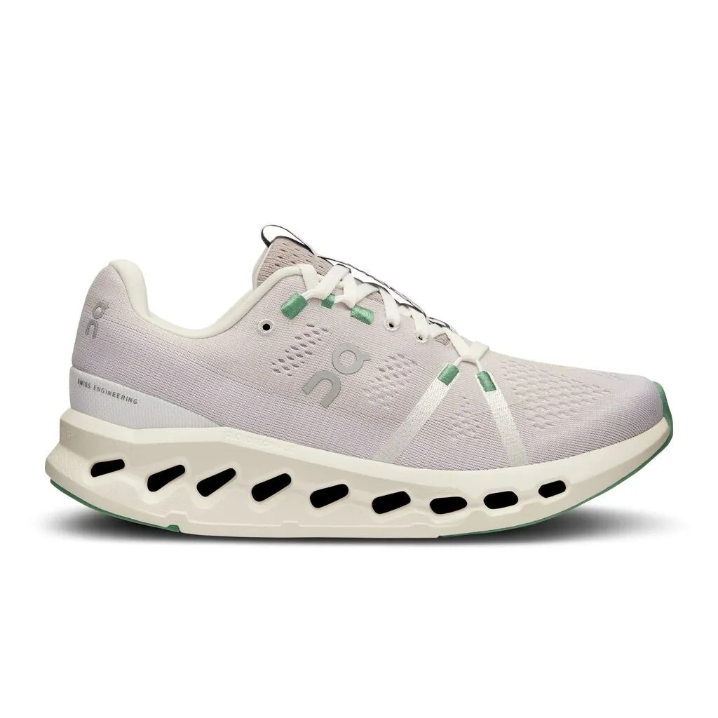 Women's On Cloudsurfer Running Shoe in Pearl | Ivory