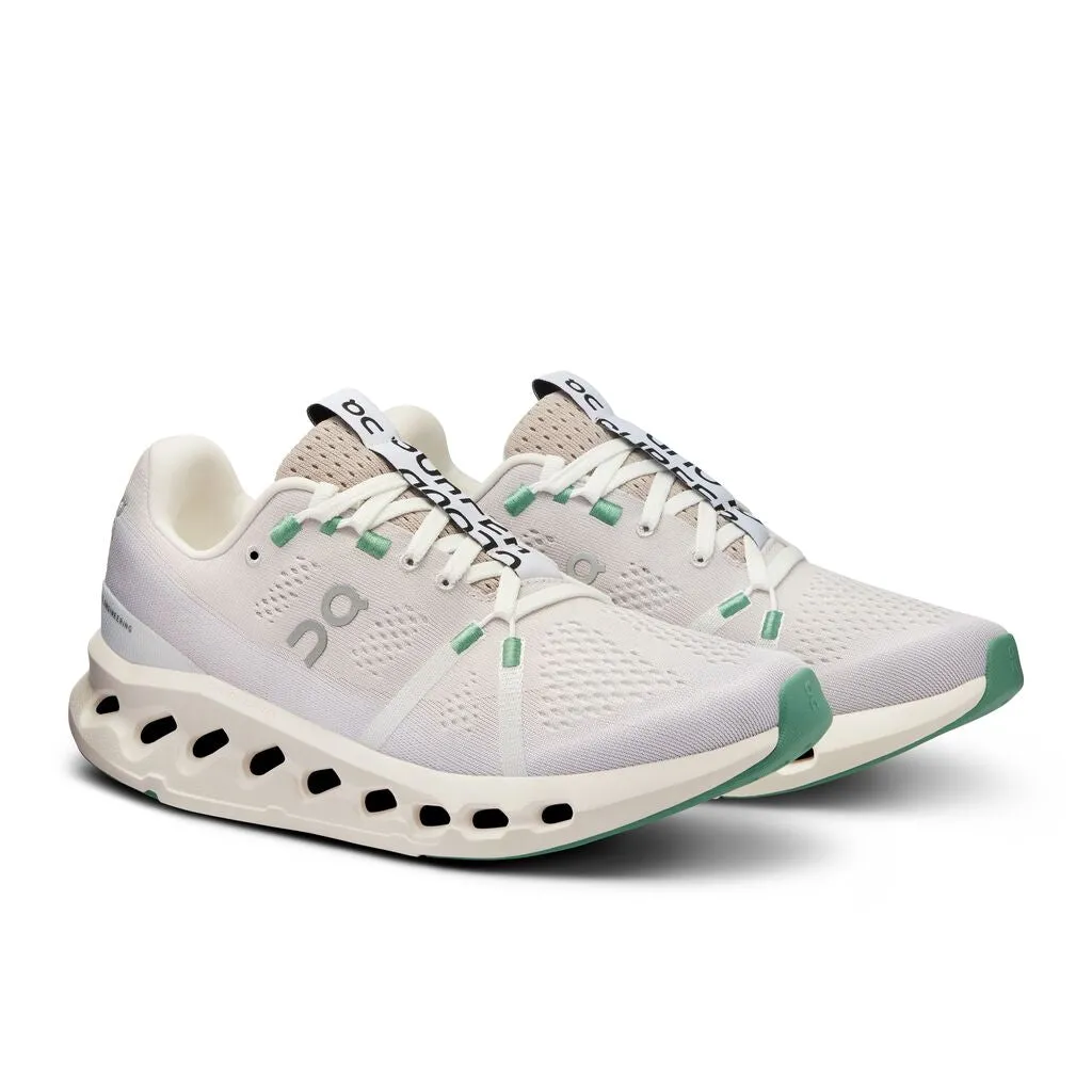 Women's On Cloudsurfer Running Shoe in Pearl | Ivory