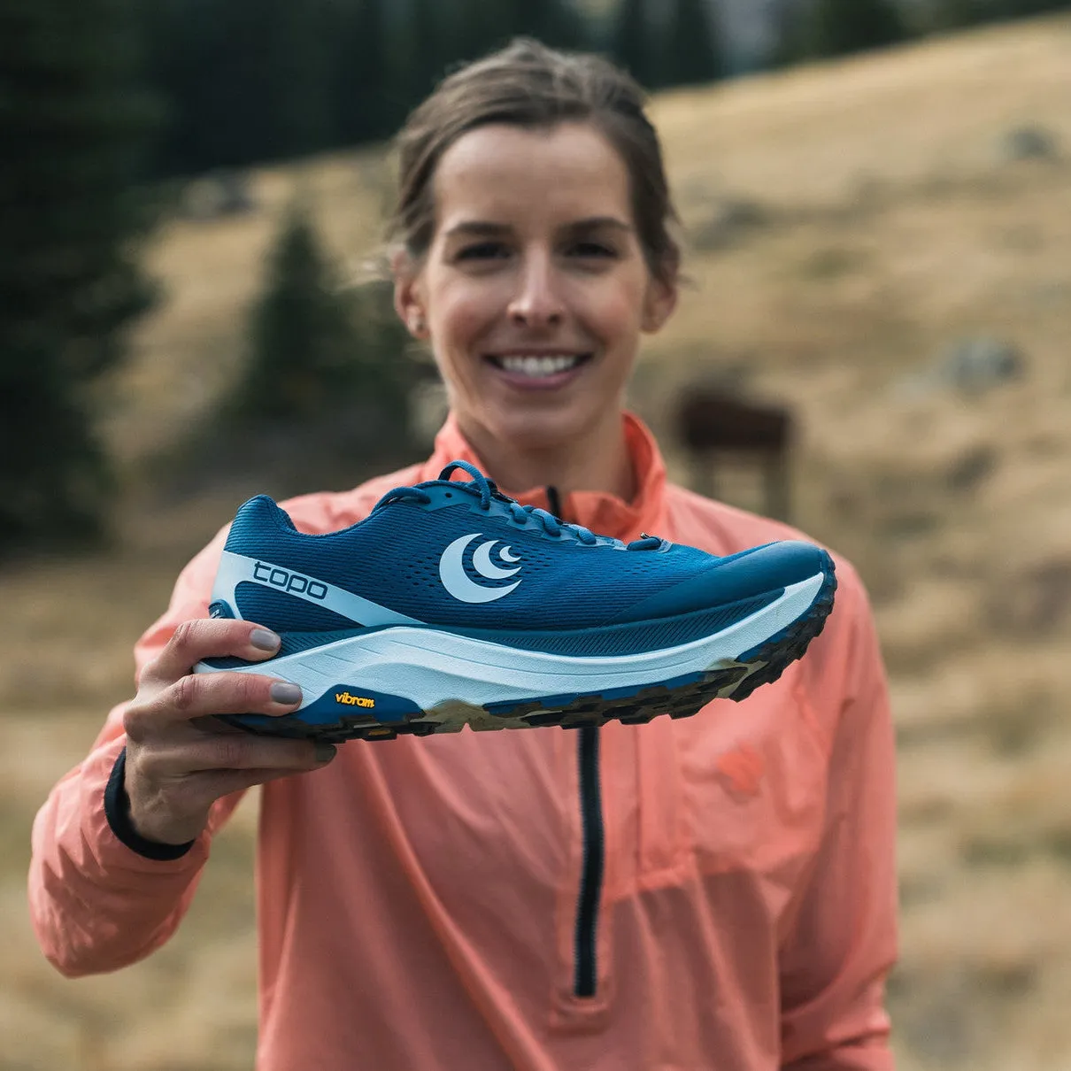 Women's Topo Athletic Ultraventure 3 Trail Running Shoe in Navy Blue