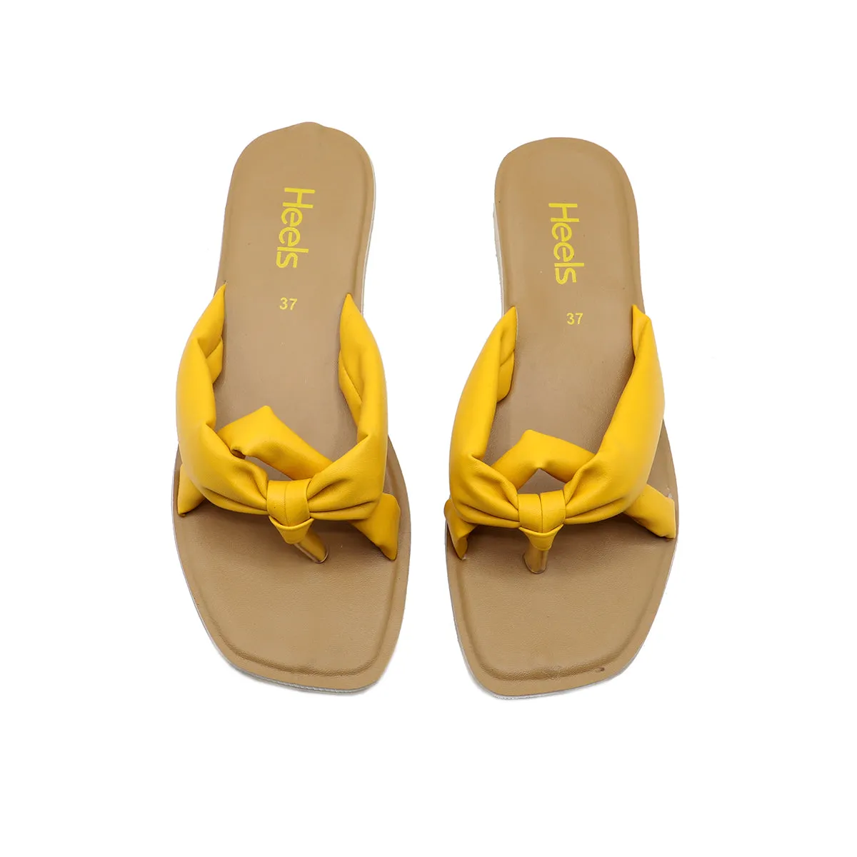 Yellow Casual Chappal L00002015