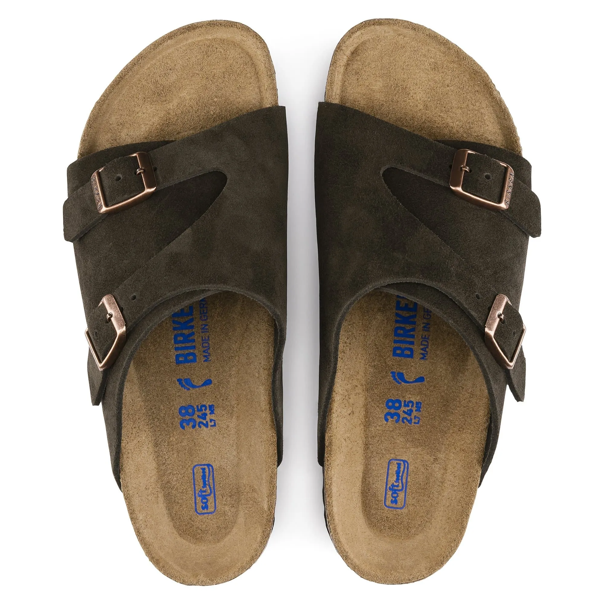 Zurich Soft Footbed Suede Leather